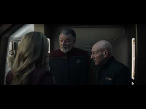 Seven of Nine, Picard and Riker on the Titan - A Star Trek: Picard 3x01 "The Next Generation"