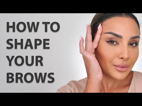 HOW TO SHAPE EYEBROWS WITH MAKEUP UPDATED 2022 | NINA UBHI
