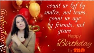 Birthday greetings from Yt friends and my TEAM SMASSHY♥️