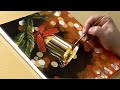 How to Draw a Christmas Decorations / Acrylic Painting / STEP by STEP