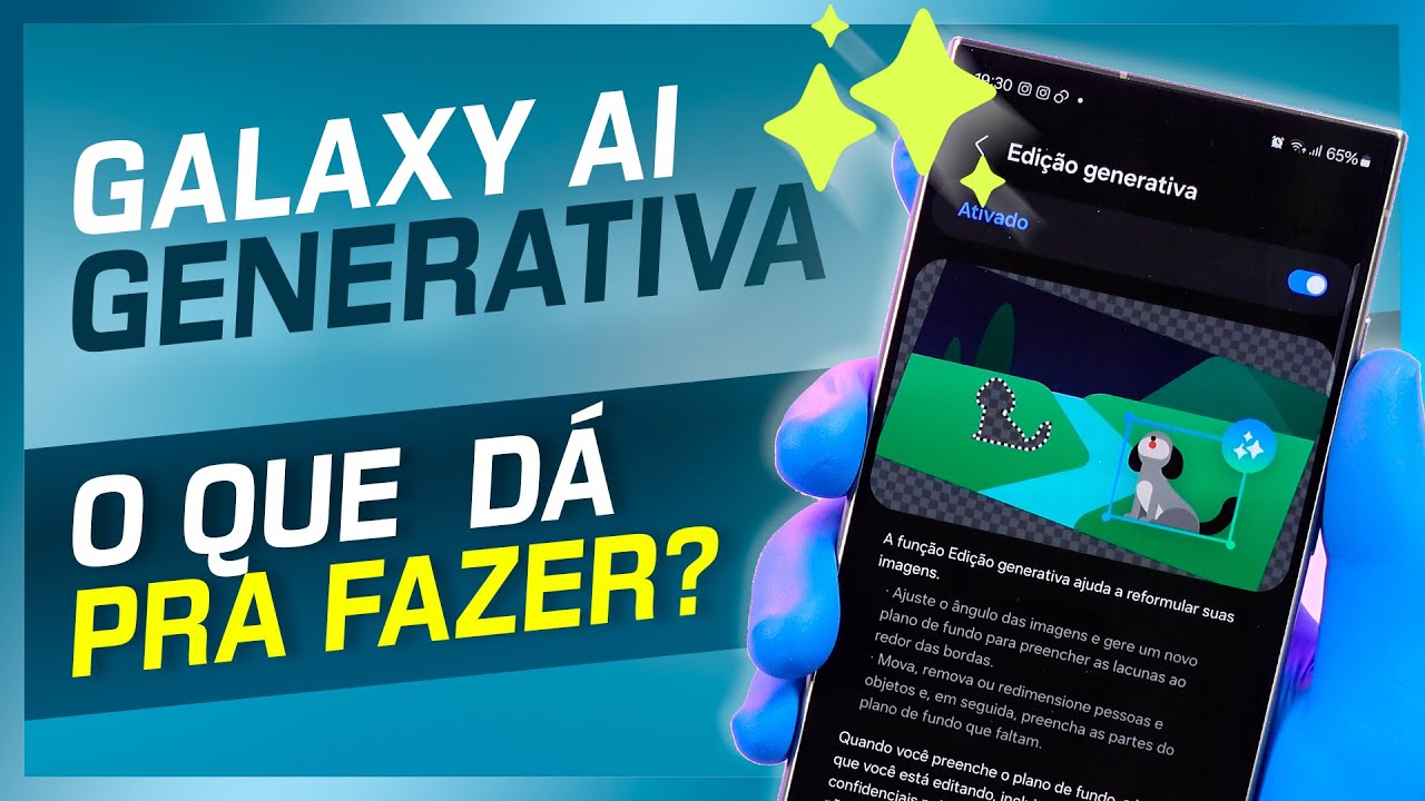 🔵 Edite fotos com a nova Inteligência Artificial dos Samsung Galaxy S24 ✨ COMO USAR!