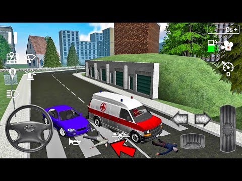 Emergency Ambulance Simulator #13 - Crazy Driver! - Android IOS gameplay