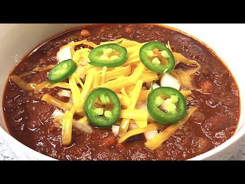 The Best Homemade Chili | HEARTY CHILI RECIPE