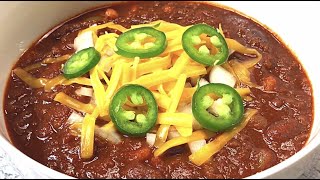 Easy Beef Chili Recipe | HOMEMADE CHILI RECIPE