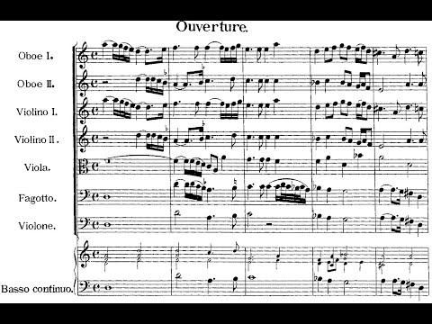 Johann Joseph Fux - Overture in D Minor. K.deest. {w/ score.}