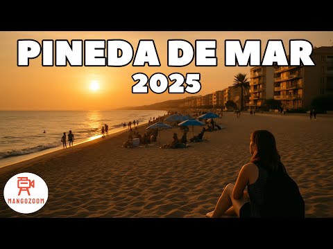 Pineda de Mar, Catalonia, Spain - Walking Tour 2025 | With Captions
