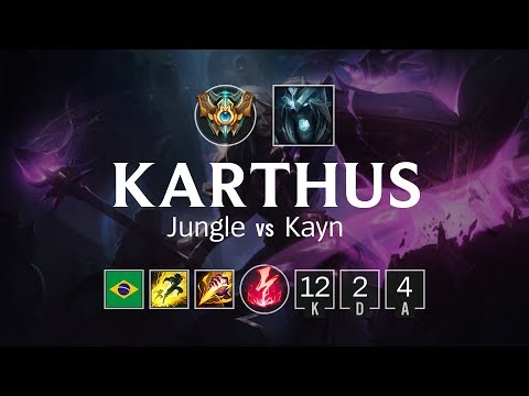 Karthus Jungle vs Kayn - BR Challenger Patch 8.15
