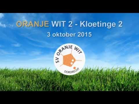 Oranje Wit 2 - Kloetinge 2, 3 oktober 2015