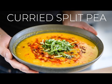 The INCREDIBLE Curry Pea Soup Recipe you can make quick and SPLIT!