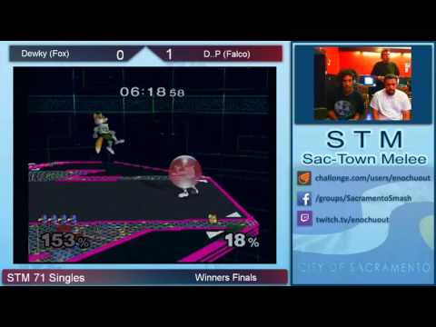 STM 71 Singles Winners Finals - Dewky (Fox) vs D..P (Falco)