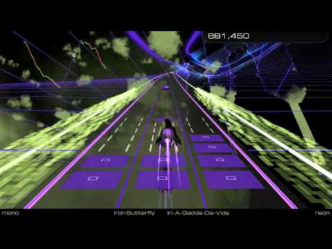 Let's Play Audiosurf 2 (Early Access) - Iron Butterfly - In-A-Gadda-Da-Vida