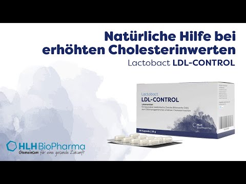 Lactobact LDL-CONTROL ist ein klinisch getestetes, hochwertiges Probiotikum zur natürlichen Senkung erhöhter Cholesterinwerte.