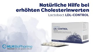 Lactobact LDL-CONTROL ist ein klinisch getestetes, hochwertiges Probiotikum zur natürlichen Senkung erhöhter Cholesterinwerte.