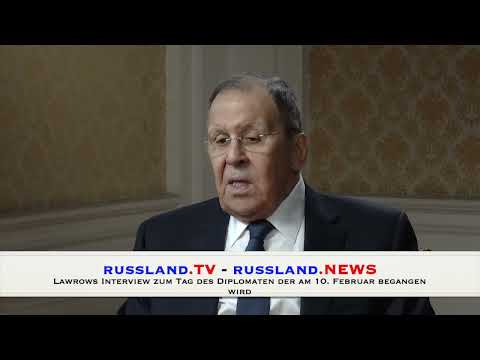 Lawrows Interview zum Tag des Diplomaten der am 10.  Februar begangen wird