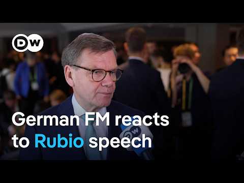 德國外長盛讚魯比歐演說！歐洲該接受這項參與？ | DW 新聞 (‘This is an engagement Europe should accept’: German FM praises Rubio speech at MSC 2026 | DW News)