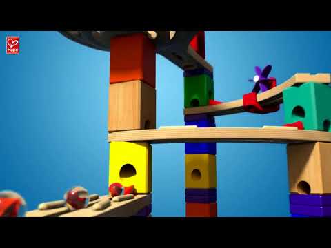 Hape Quadrilla Wooden Marble Run - The Cyclone