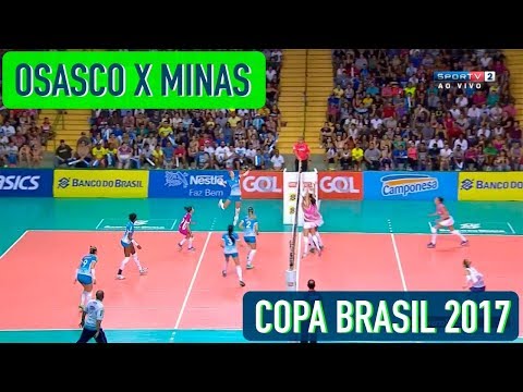 Osasco x Minas - Semifinal - Copa Brasil Feminina de Vôlei 2017
