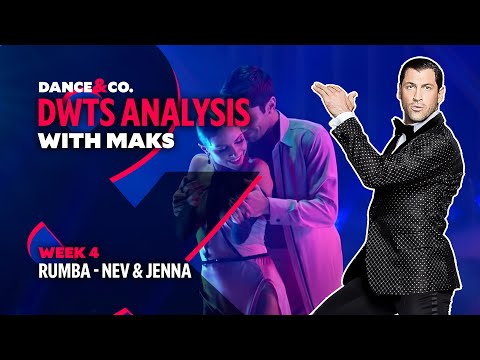 DWTS MAKS ANALYSIS: Week 4 - Nev Schulman & Jenna Johnson's Rumba