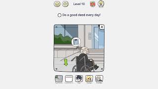 Brain Out 2 - (Challenges: Brain Theatre) Level 10 Gameplay Solution