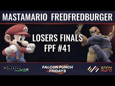 Mastamario (Mario) vs FredFredBurger (Capt. Falcon/Mewtwo) - Losers Finals (FPF41)