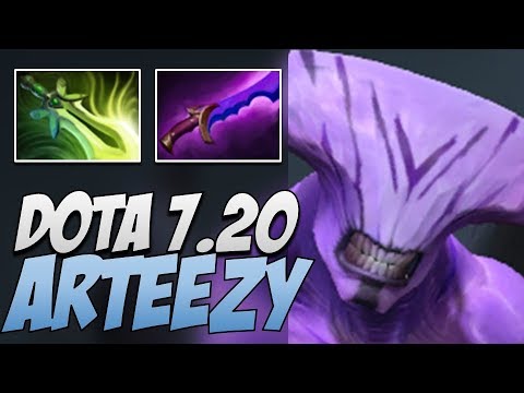 EG.Arteezy Faceless Void in 7.20 | Dota Gameplay