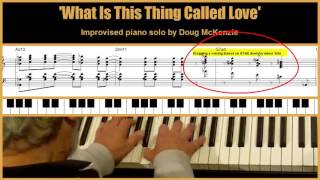 What Is This Thing Called Love - jazz piano tutorial