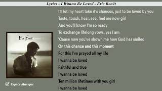 Lyrics   I Wanna Be Loved   Eric Benêt
