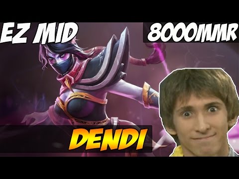 Dendi 8000 MMR Plays Templar Assassin vol 3 - Dota 2