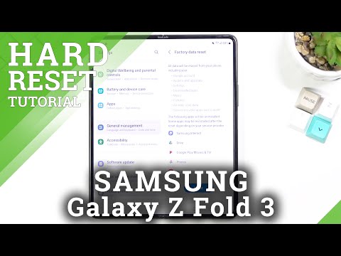 How to Factory Reset SAMSUNG Galaxy Z Fold3 - Hard Reset / Wipe All Data