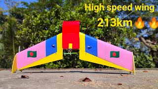 Long range high speed flying wing with Fpv 5.8 skydroid