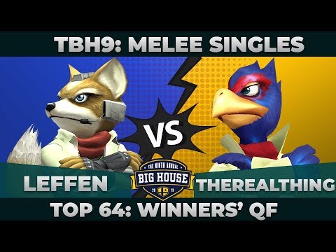 Leffen vs TheRealThing - Top 64 Winners' Round 2: Melee Singles - The Big House 9 | Falco vs Fox
