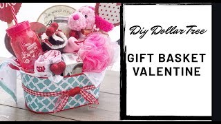 DIY VALENTINE BASKET | DOLLAR TREE GIFT BASKET | PROCESS VIDEO |