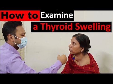 Clinical Examination of Thyroid Gland Swelling: Step by Step Demonstration