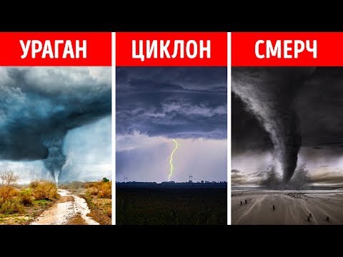 Ураган, смерч, циклон – в чем разница?