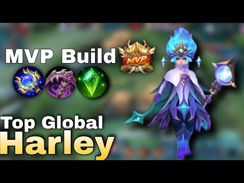 TOP GLOBAL HARLEY MVP BUILD | TOP GLOBAL HARLEY GAMEPLAY | MLBB