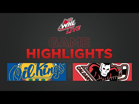 WHL Highlights: Oil Kings (2) at Hitmen (8) - December 28, 2022