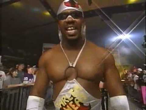 (3.24.1997) Road to Spring Stampede 1997 Part 8 - Faces of Fear vs. Harlem Heat w. Sherri Pt. 1