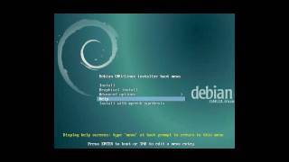 Debian Jessie 8.6 minimum telepítés