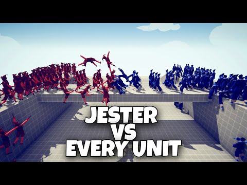 JESTER vs EVERY UNIT - CLASSIC UNIT - Totally Accurate Battle Simulator TABS