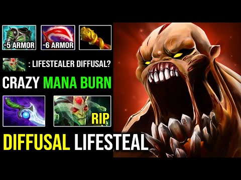 Even Medusa Doesn't Stand a Chance Against Diffusal Lifestealer | EPIC Mana Burn DotA 2
