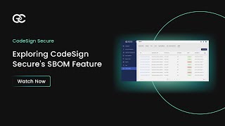 Download the video "Exploring CodeSign Secure's SBOM Feature | Code Signing Solution | Encryption Consulting"