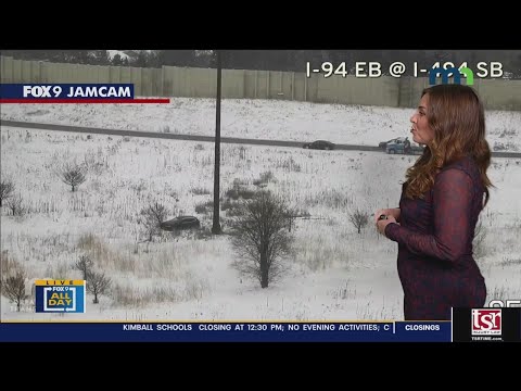 MN weather: Snow starting to fall in Twin Cities metro [1 p.m. update]