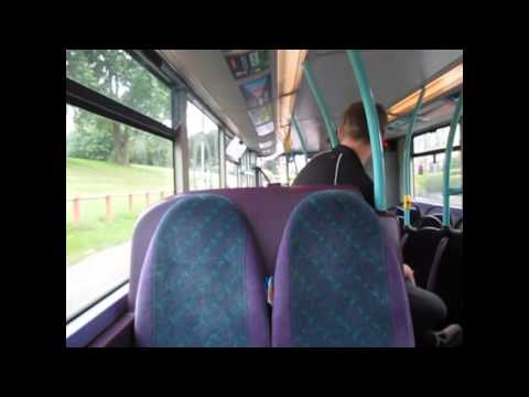 First West Yorkshire Wright Eclipse Gemini 32472 (YJ04 FZY) overrevving slipping gears