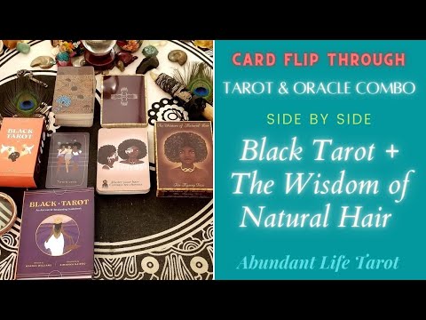 Tarot and Oracle Combos | BLACK TAROT and WISDOM OF NATURAL HAIR
