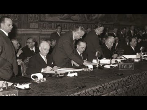 25 Marzo 1957 - Vengono firmati i Trattati di Roma