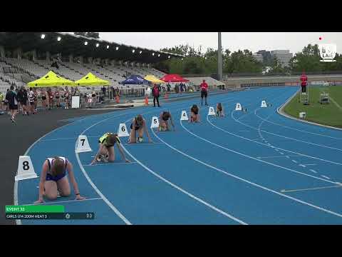 U14 Girls 200m Heat 3: 2022-23 State Combined Events Championships - Saturday