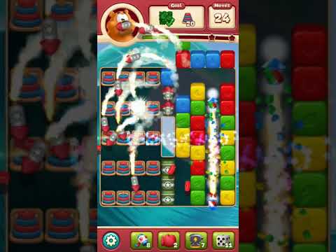 Toon Blast: Stage 2906 No Boosters