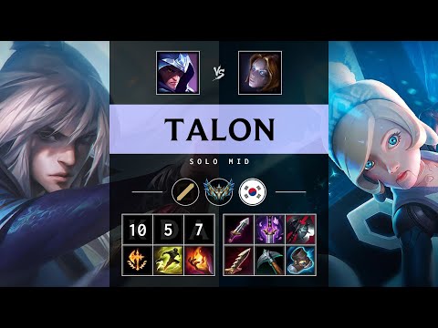 Talon Mid vs Orianna - KR Challenger Patch 25.20