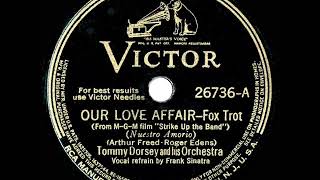 1940 HITS ARCHIVE: Our Love Affair - Tommy Dorsey (Frank Sinatra, vocal)