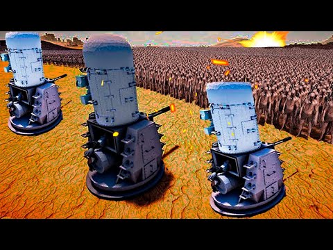 Ultimate Epic Battle - AUTO SENTRY GUN VS 1,000,000 ZOMBIES